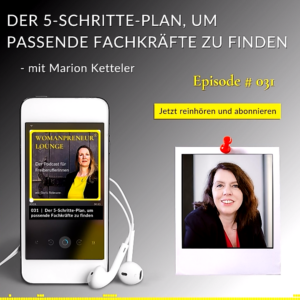 Kanzleiprofiling Podcast für die Womanpreneur Lounge von Steuerberaterin Doris Reimann
