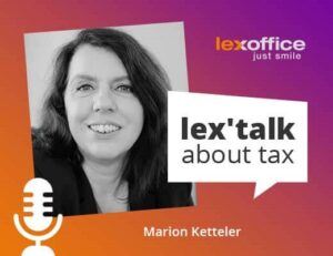 Podcast let´s talk about tax von Lexoffice mit Marion Ketteler